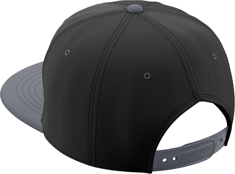Daxton Store Classic Blank Snapback Flat Bill Visor Hat Cap One Size Adjustable Back - Image 3